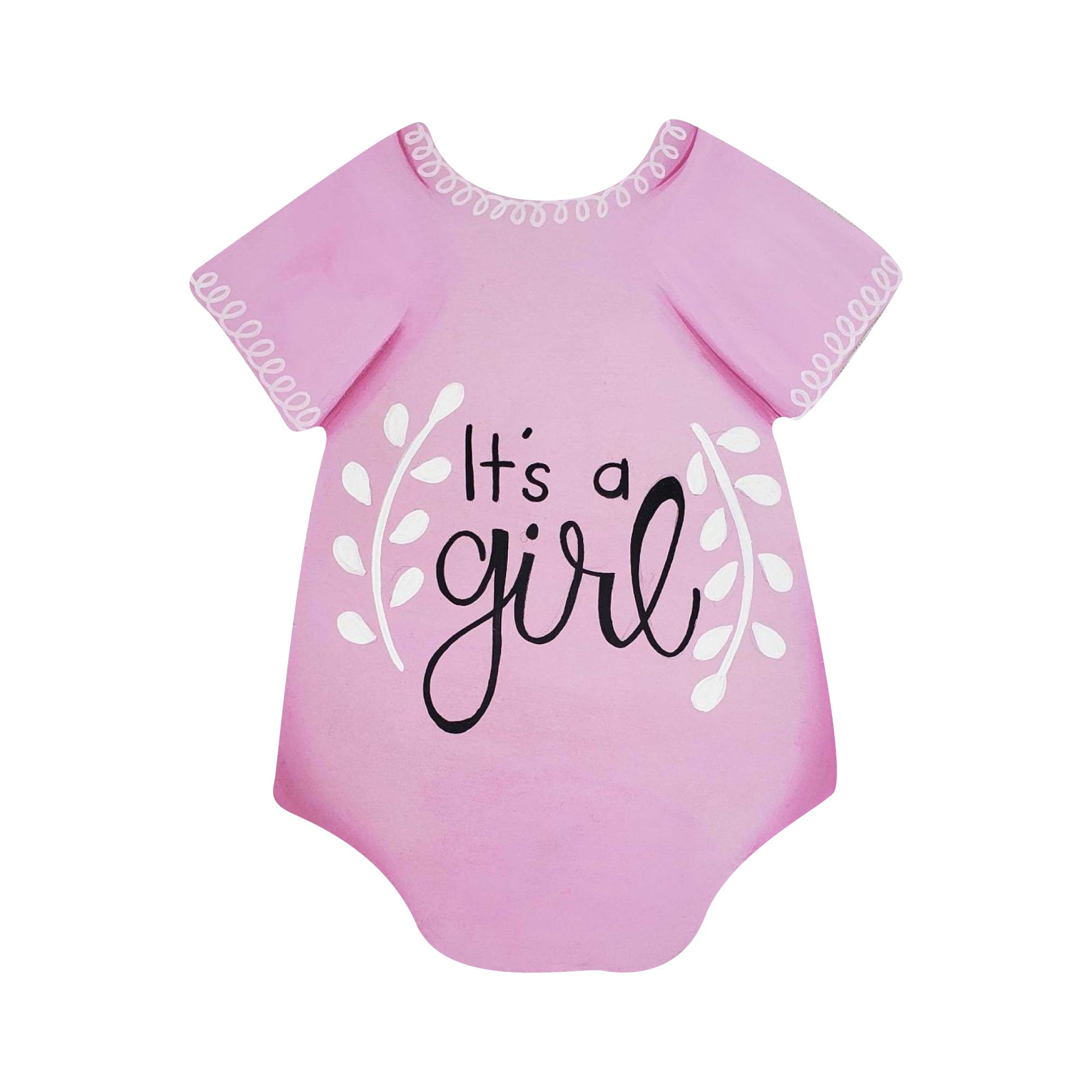 Basic Shape Onesie MDF Cutout Silhouette - Unfinished For DIY