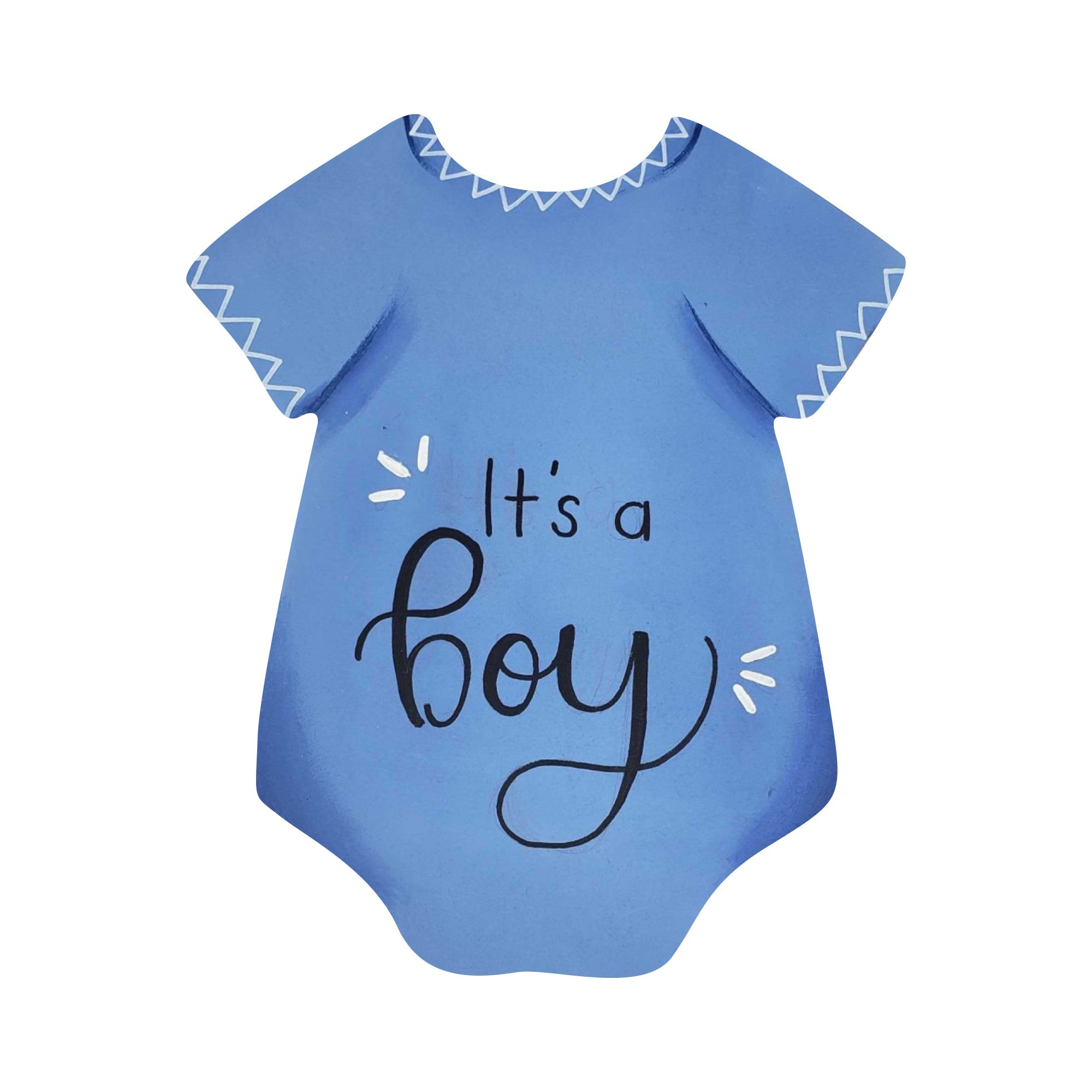 Basic Shape Onesie MDF Cutout Silhouette - Unfinished For DIY