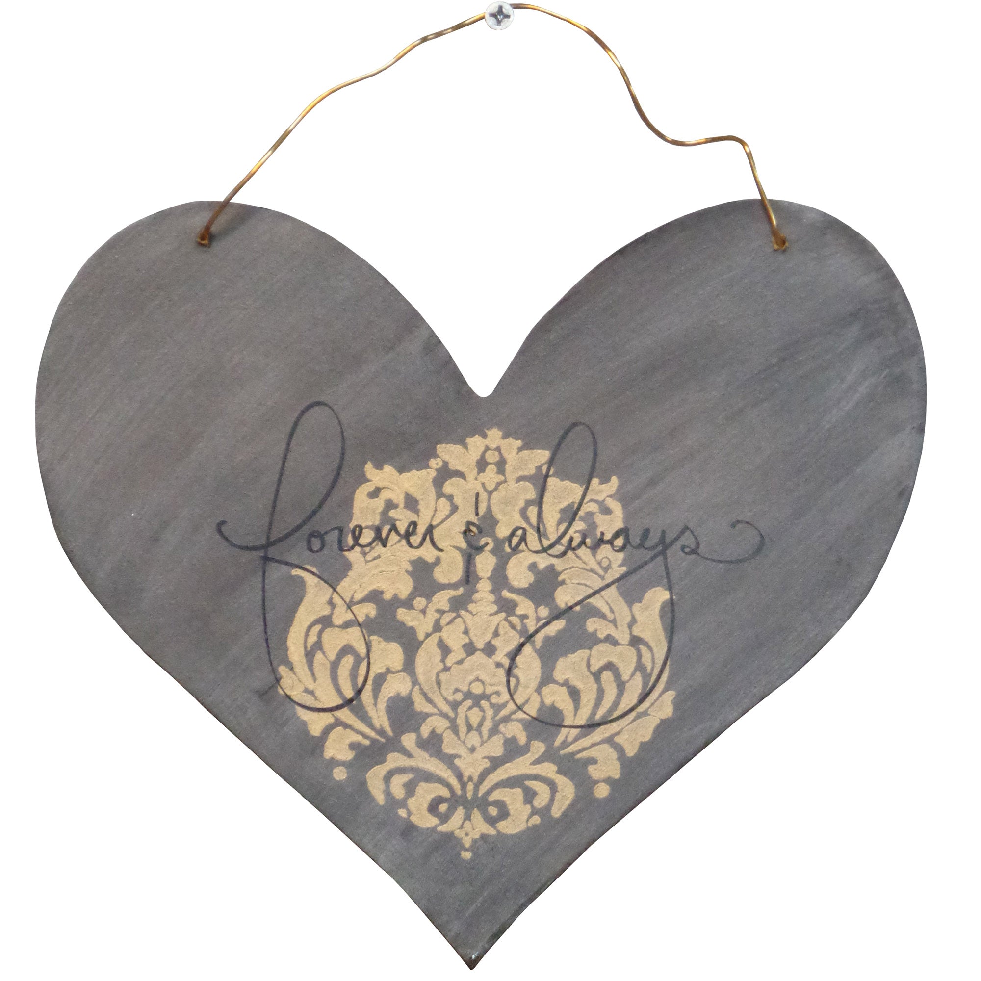 Basic Shape Heart MDF Cutout Silhouette Style 5 - Unfinished For DIY