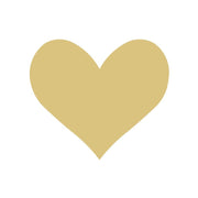 Basic Shape Heart MDF Cutout Silhouette Style 5 - Unfinished For DIY