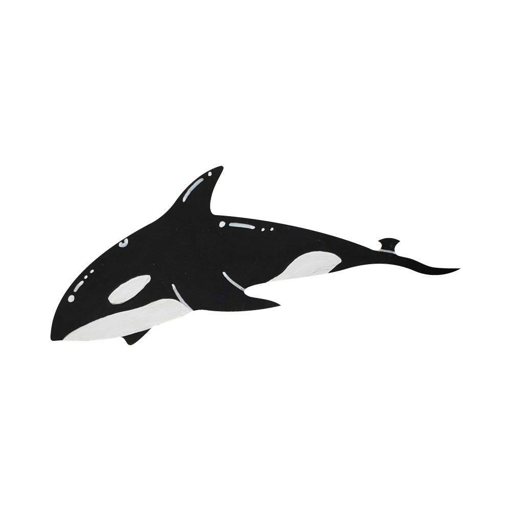 Basic Shape Killer Whale MDF Cutout Silhouette - Unfinished For DIY