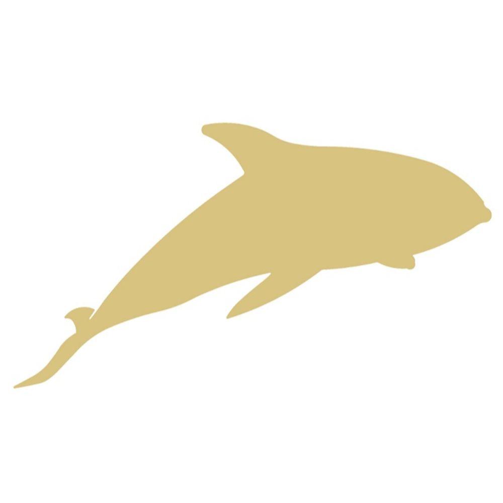 Basic Shape Killer Whale MDF Cutout Silhouette - Unfinished For DIY