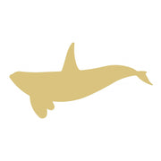 Basic Shape Orca MDF Cutout Orca Silhouette - Unfinished For DIY