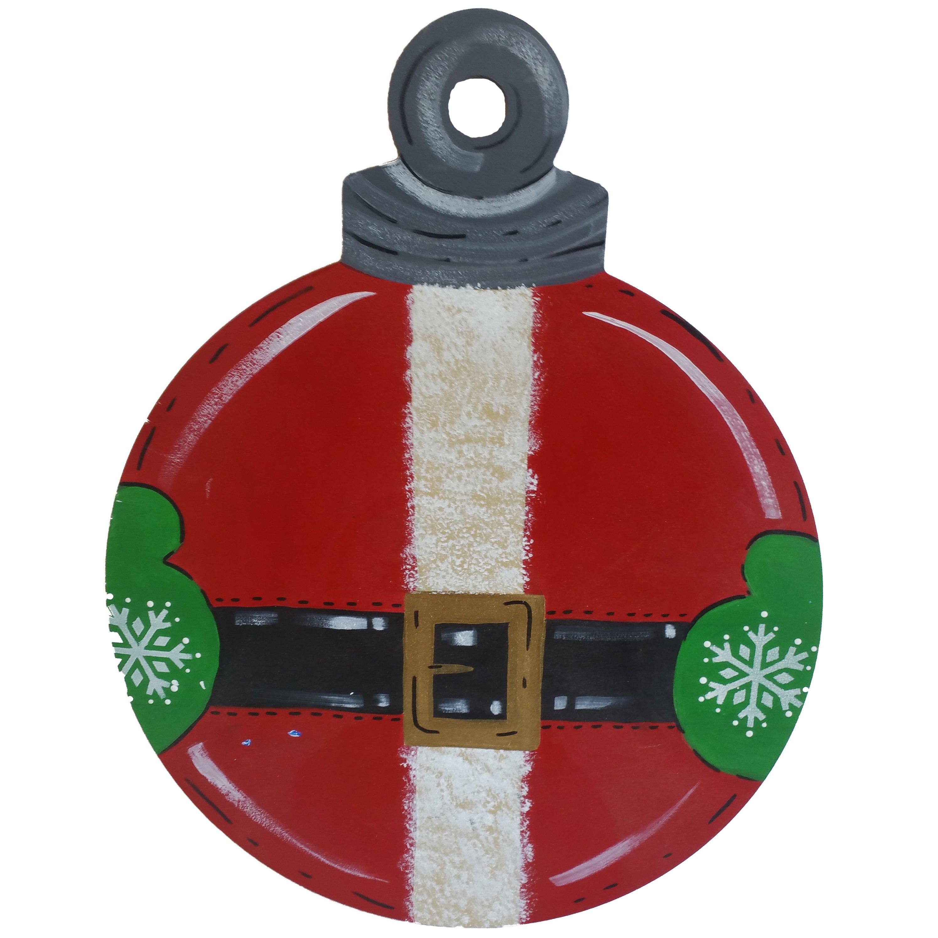 Basic Shape Round MDF Cutout Christmas Ornament - Unfinished For DIY