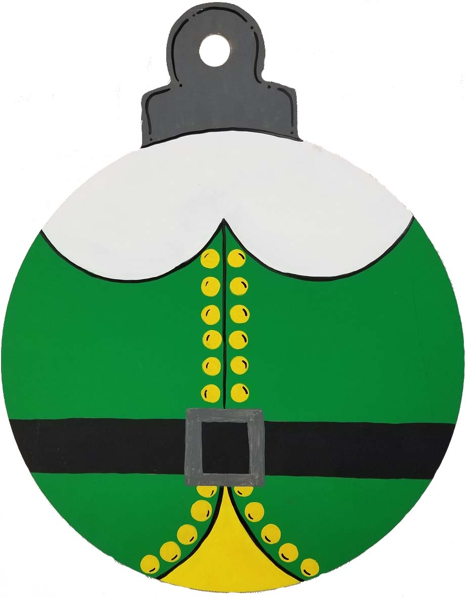 Basic Shape Round MDF Cutout Christmas Ornament - Unfinished For DIY