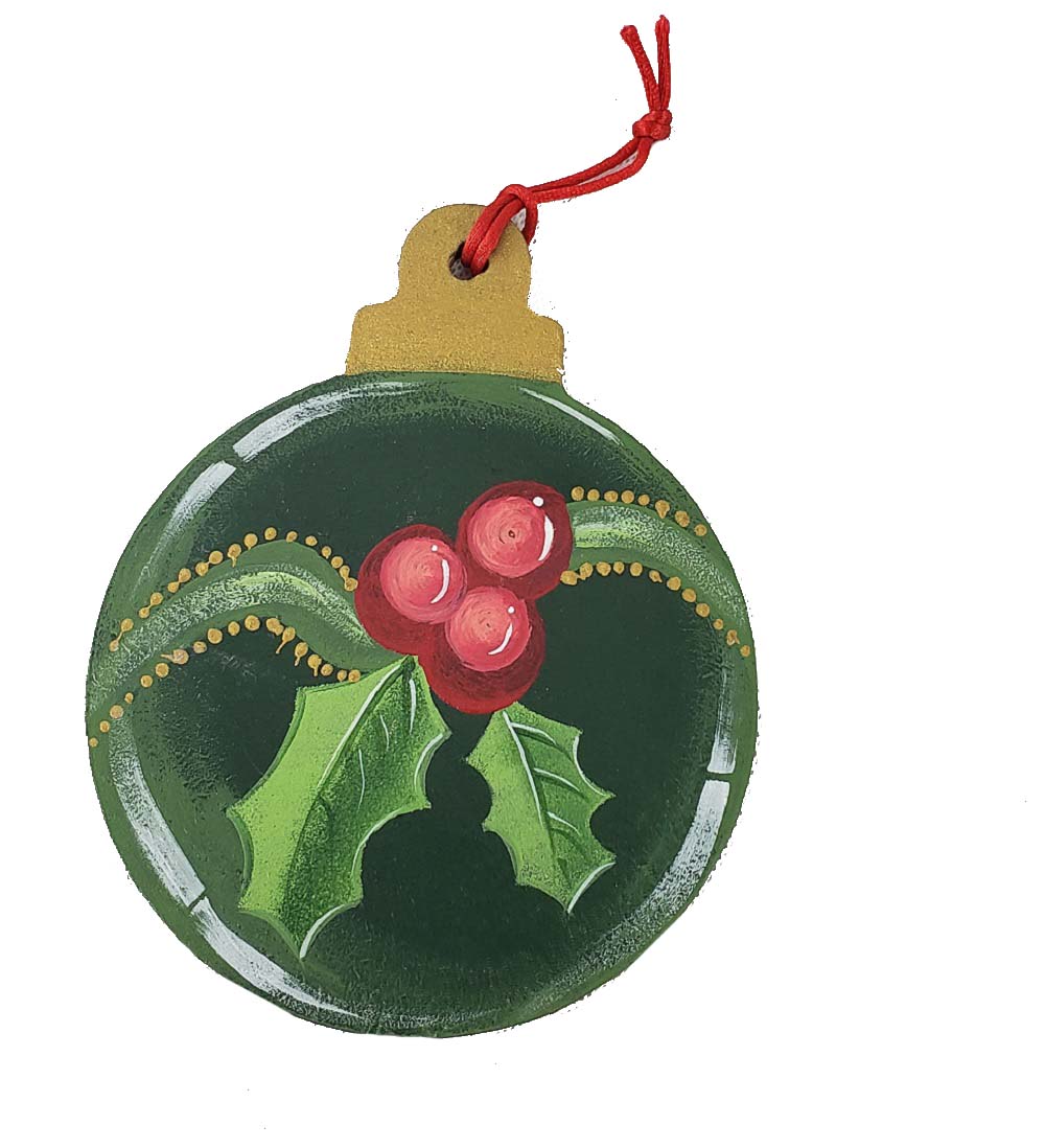 Basic Shape Round MDF Cutout Christmas Ornament - Unfinished For DIY