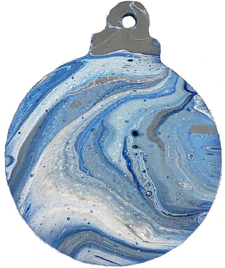 Basic Shape Round MDF Cutout Christmas Ornament - Unfinished For DIY