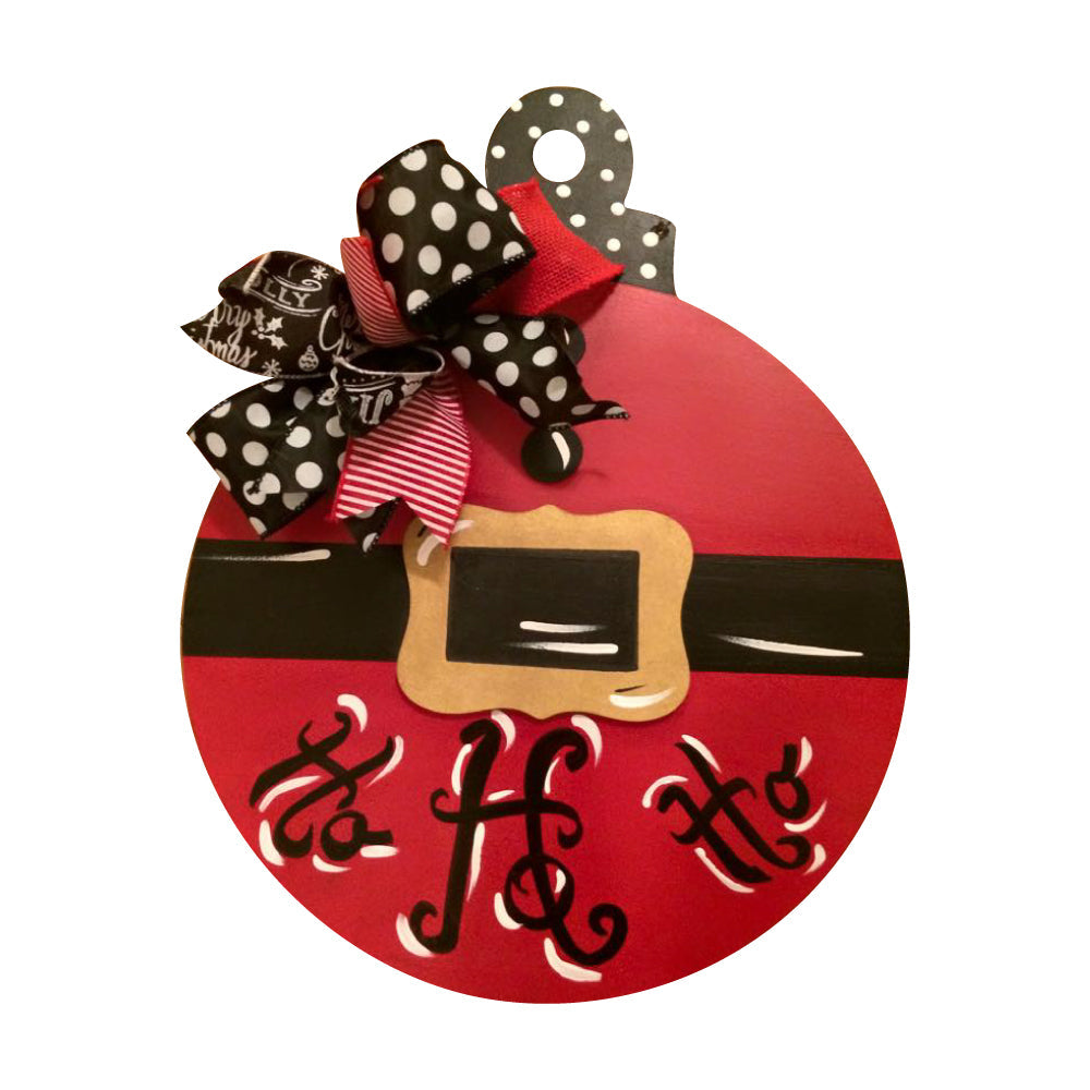 Basic Shape Round MDF Cutout Christmas Ornament - Unfinished For DIY