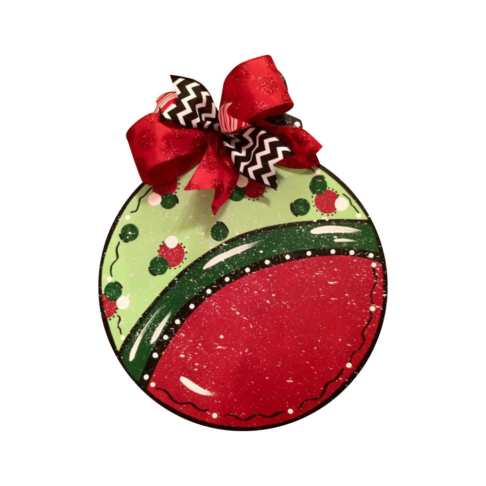 Basic Shape Round MDF Cutout Christmas Ornament - Unfinished For DIY