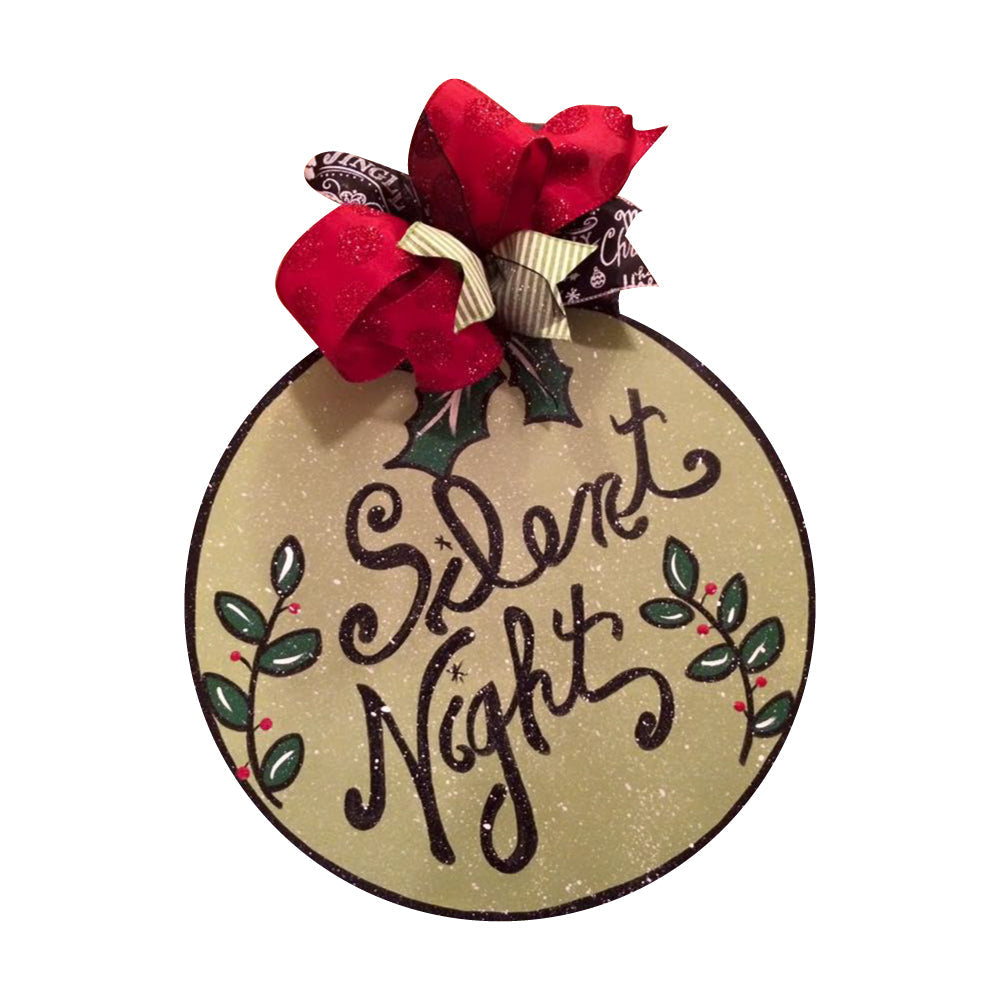 Basic Shape Round MDF Cutout Christmas Ornament - Unfinished For DIY