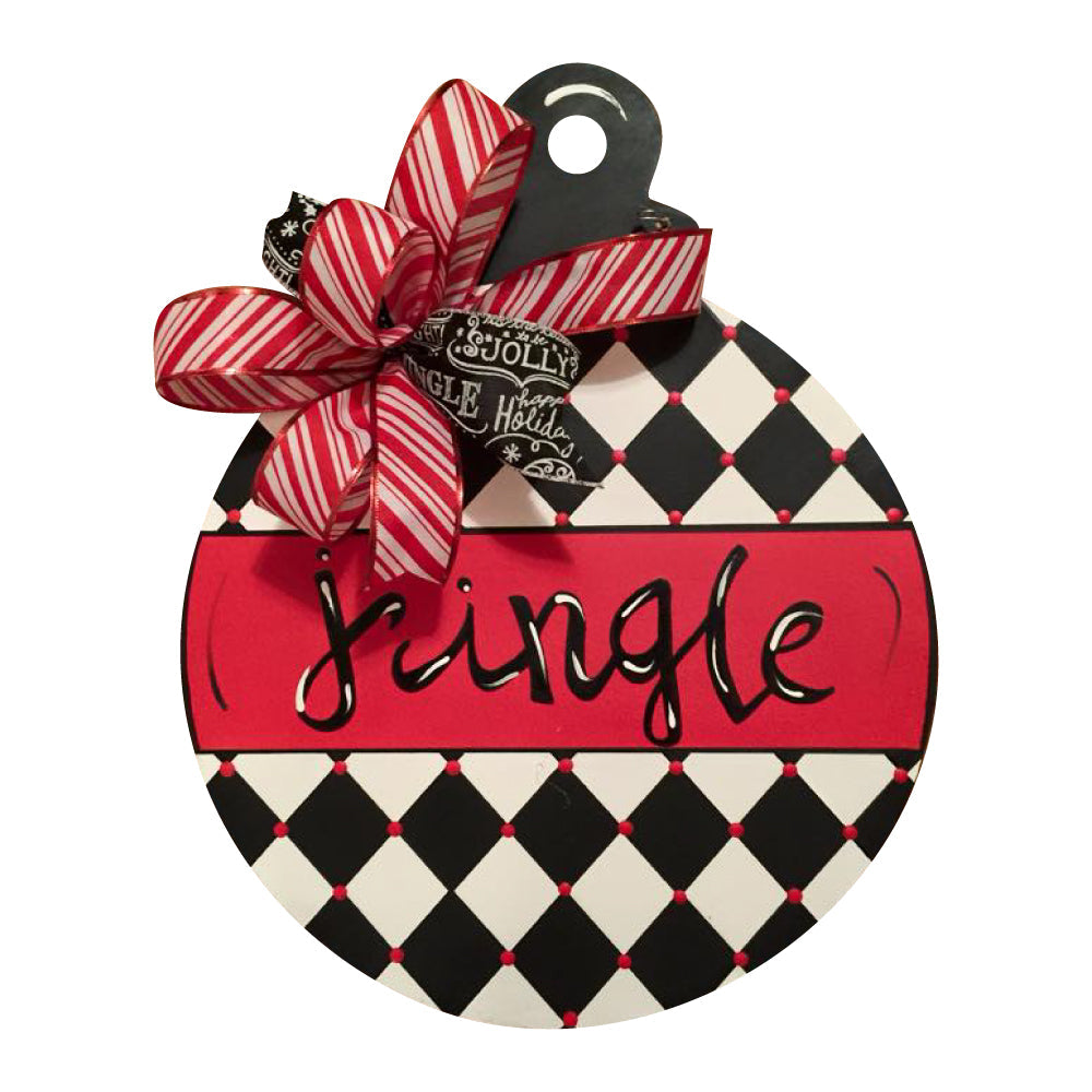 Basic Shape Round MDF Cutout Christmas Ornament - Unfinished For DIY