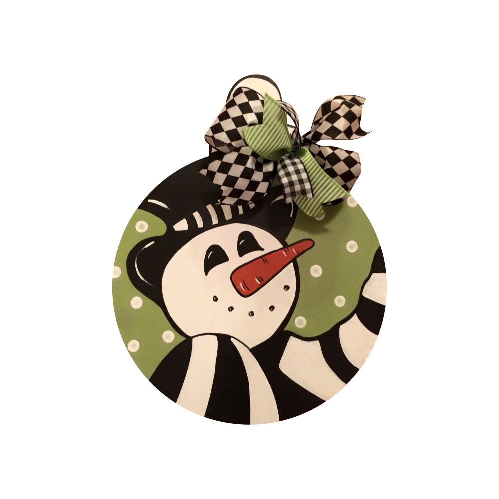 Basic Shape Round MDF Cutout Christmas Ornament - Unfinished For DIY