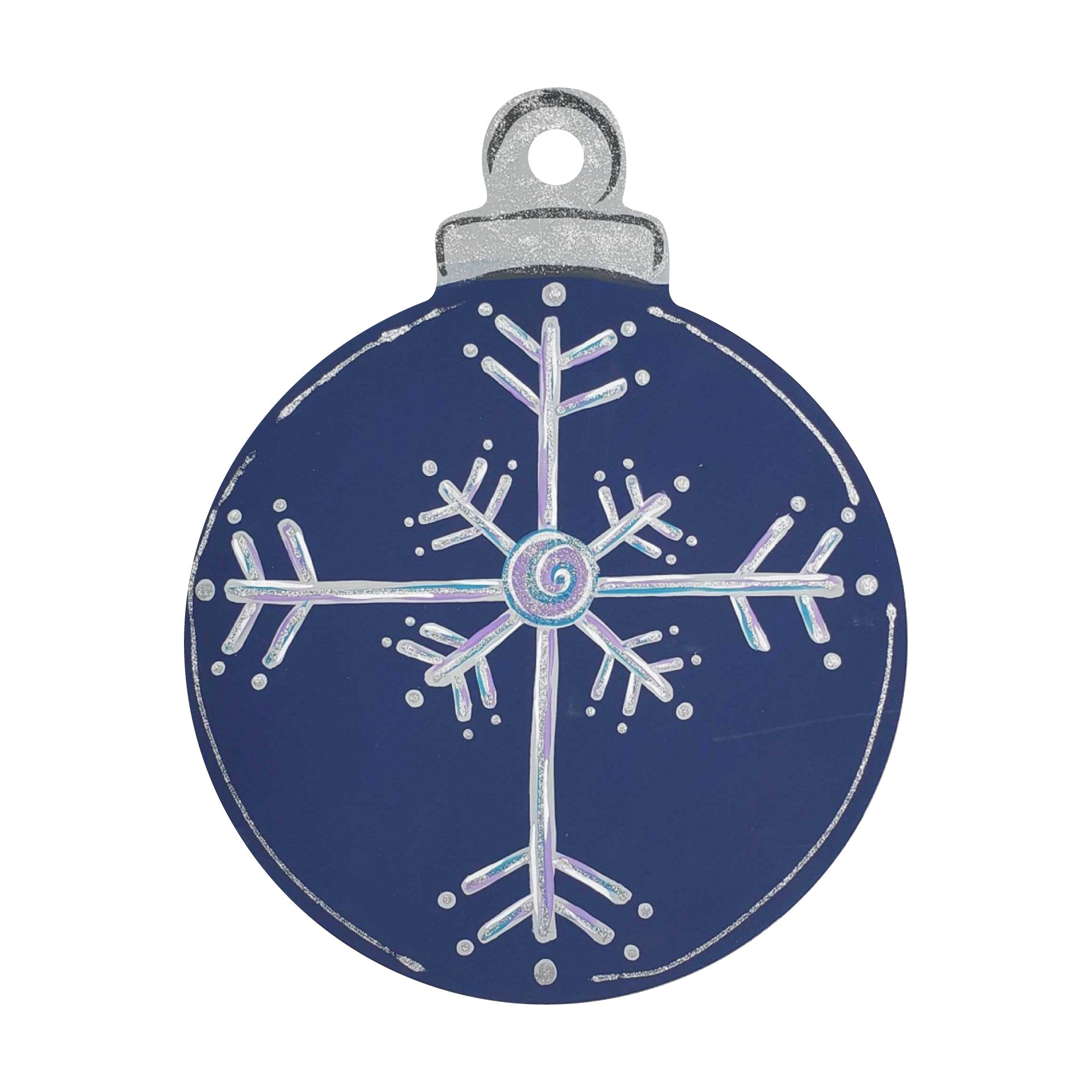 Basic Shape Round MDF Cutout Christmas Ornament - Unfinished For DIY