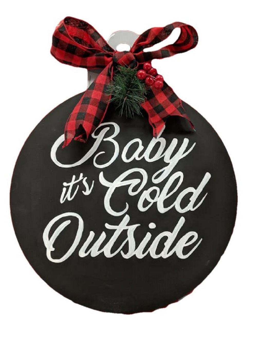Basic Shape Round MDF Cutout Christmas Ornament - Unfinished For DIY