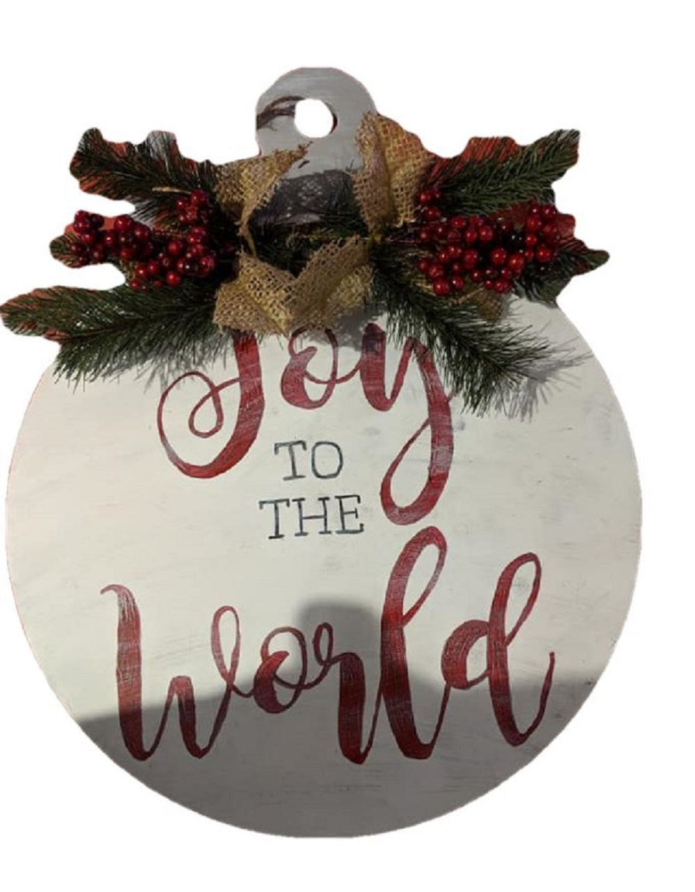 Basic Shape Round MDF Cutout Christmas Ornament - Unfinished For DIY