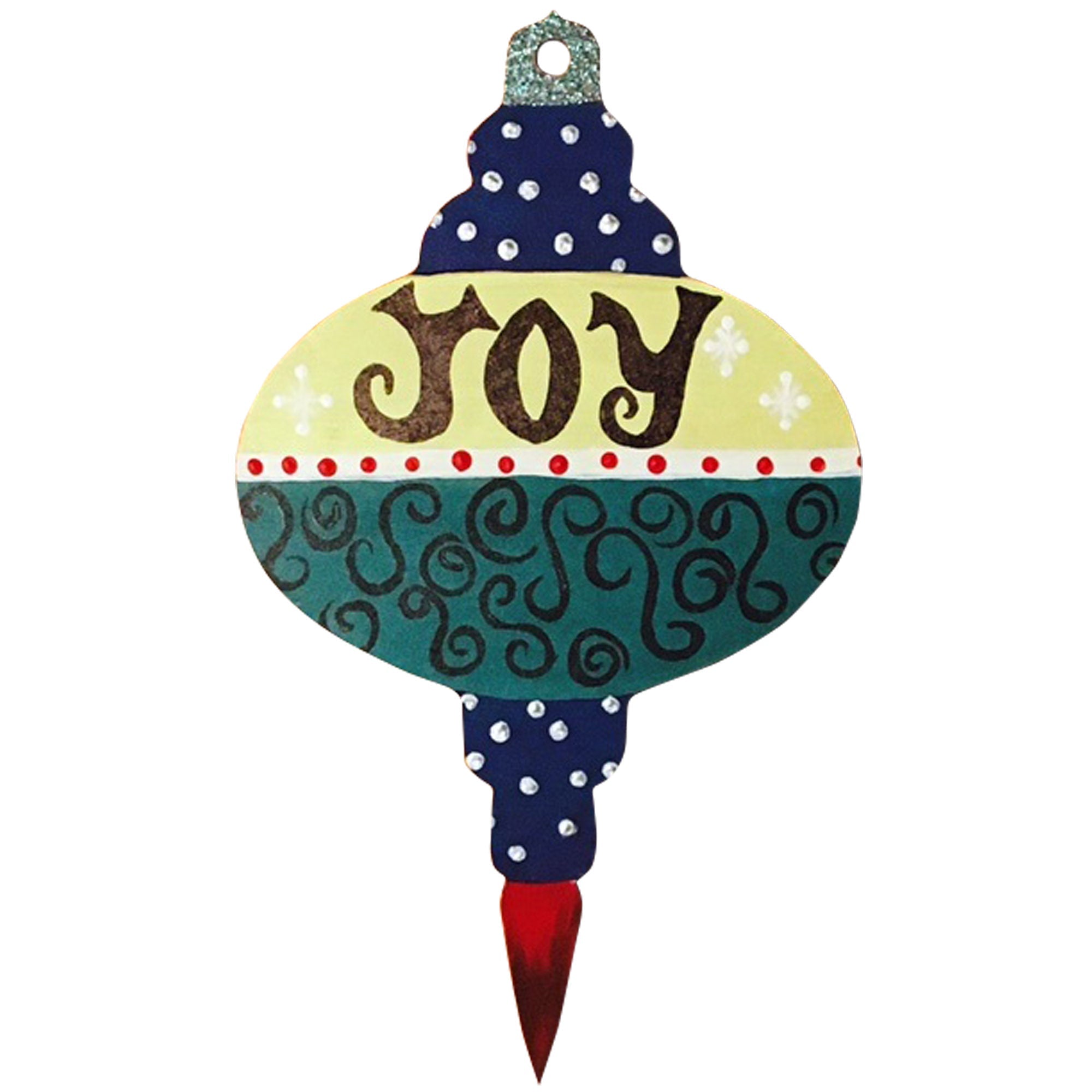 Basic Shape Ornament MDF Cutout Hanging Finial Silhouette - Unfinished For DIY