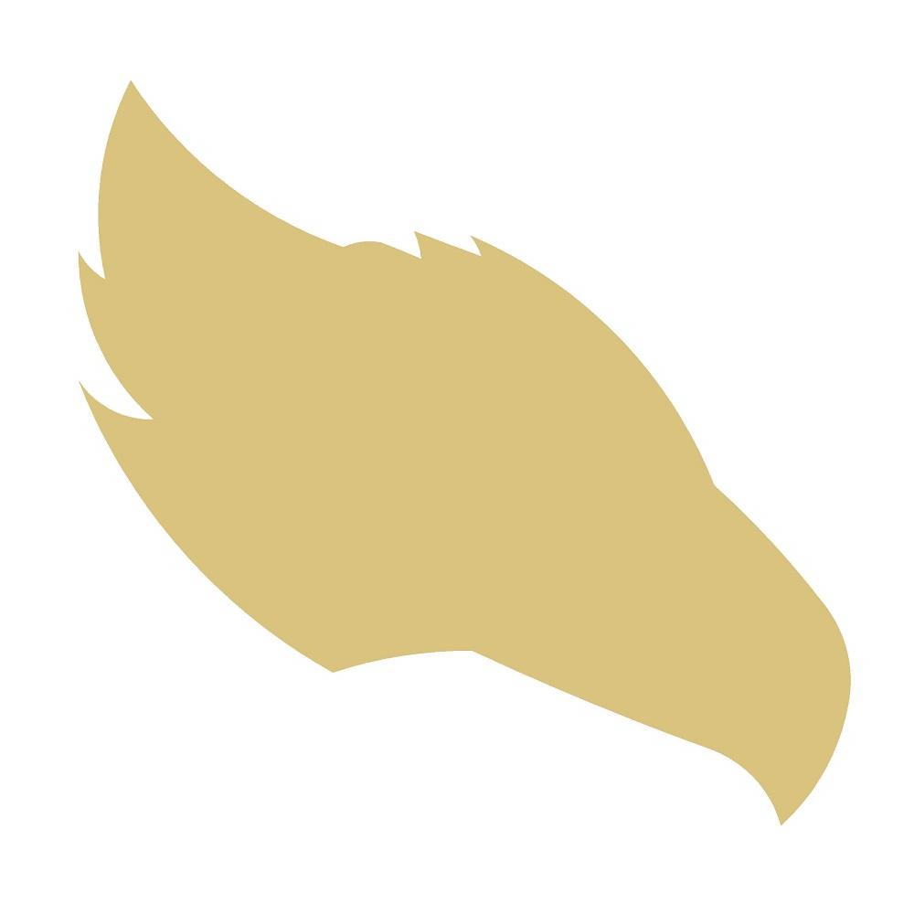 Basic Shape Osprey MDF Cutout Bird Head Silhouette - Unfinished For DIY