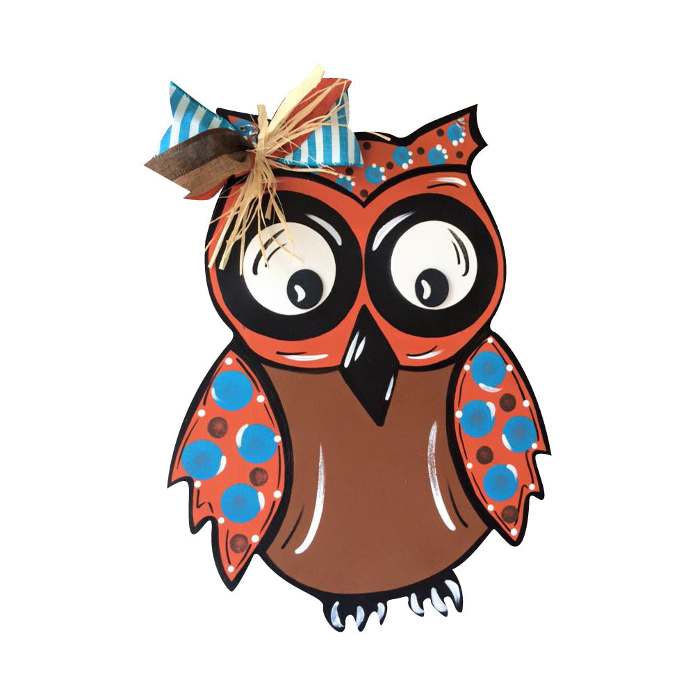 Basic Shape Owl MDF Cutout Owl Silhouette Style 1 - Unfinished For DIY