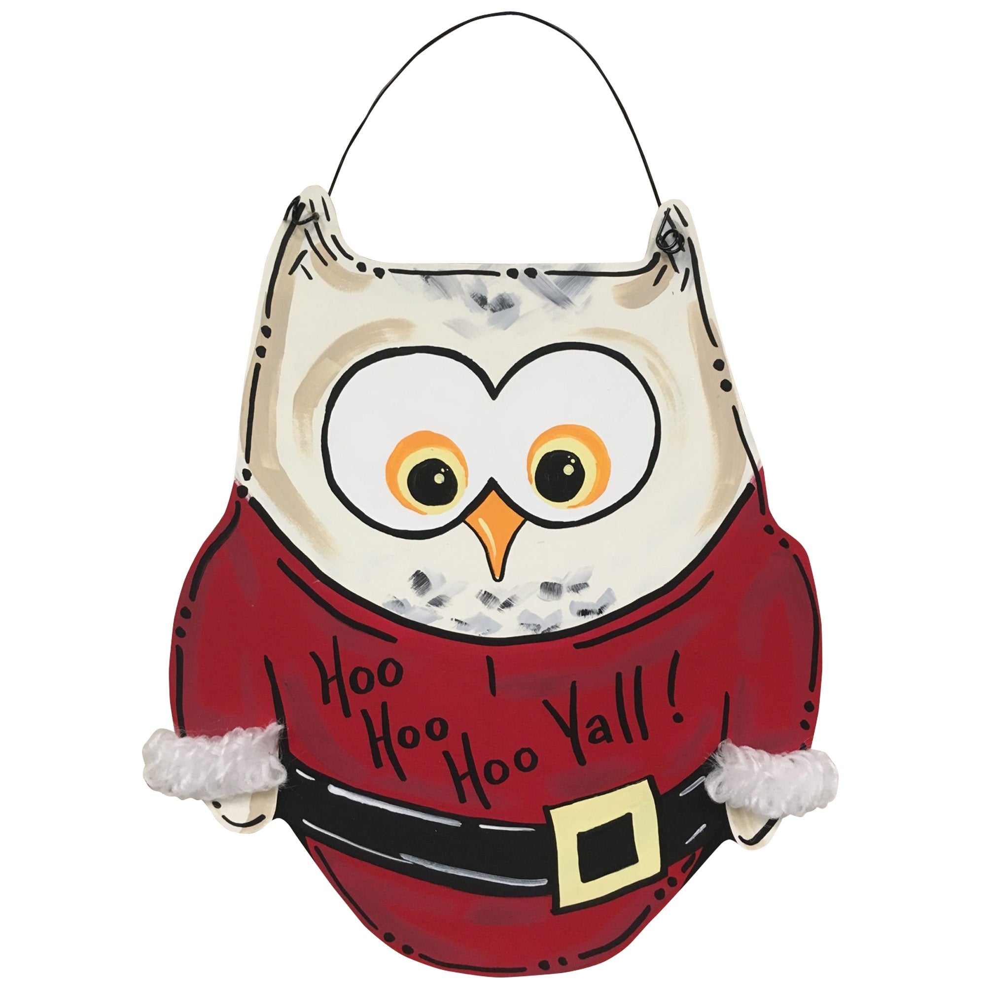 Basic Shape Owl MDF Cutout Silhouette Style 3 - Unfinished For DIY