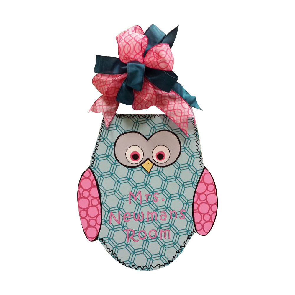 Basic Shape Owl MDF Cutout Silhouette Style 3 - Unfinished For DIY