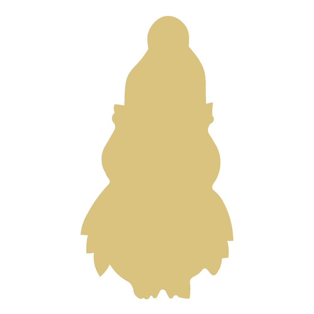Basic Shape Christmas Tree MDF Cutout Silhouette - Unfinished For DIY