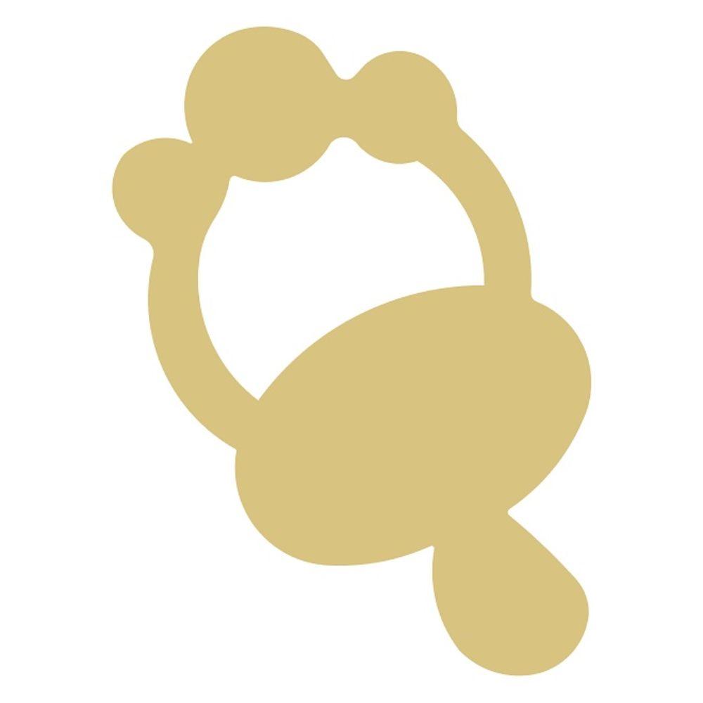 Basic Shape Pacifier MDF Cutout Nursery Decor - Unfinished For DIY