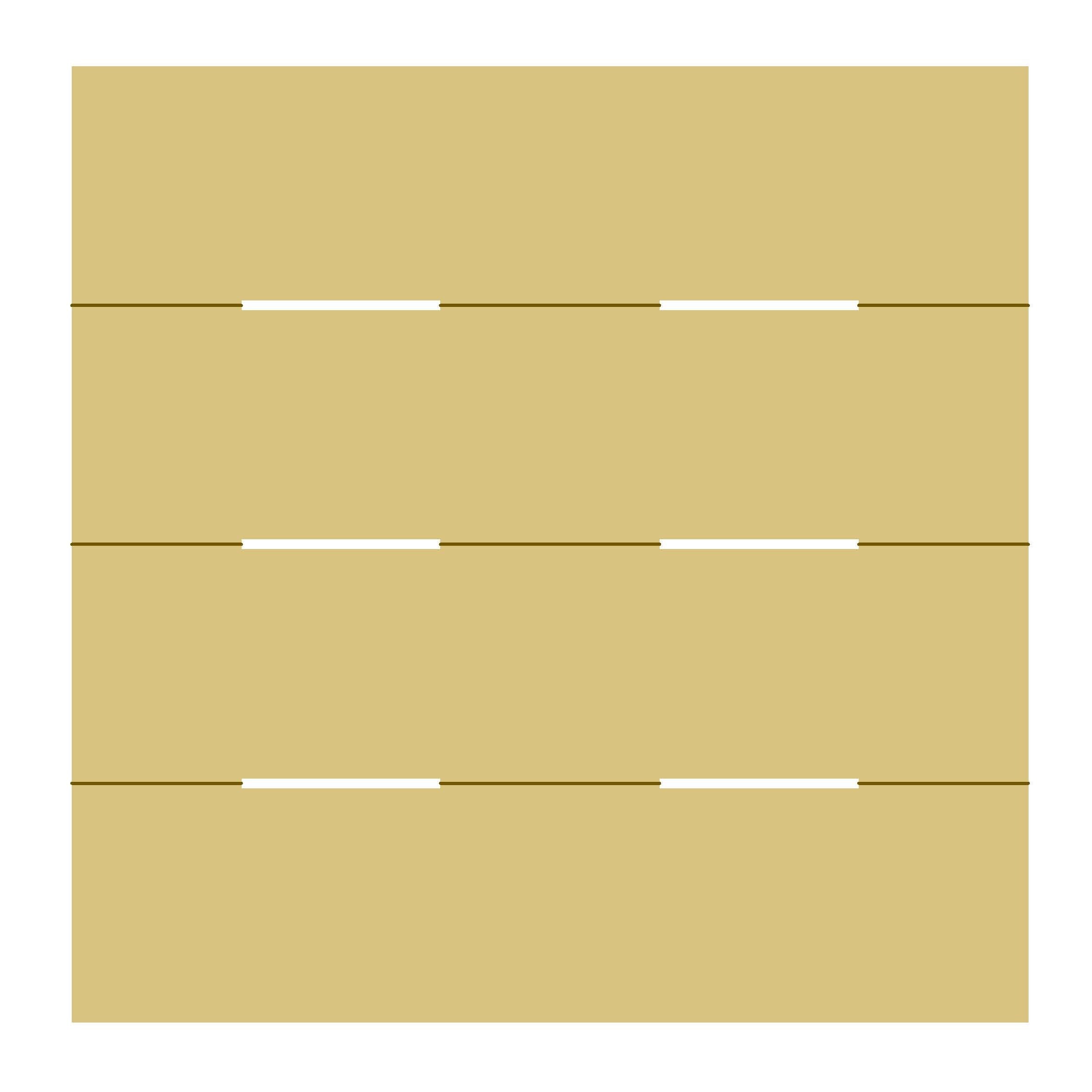 Basic Shape Pallet Board MDF Cutout Slat Panel - Unfinished For DIY