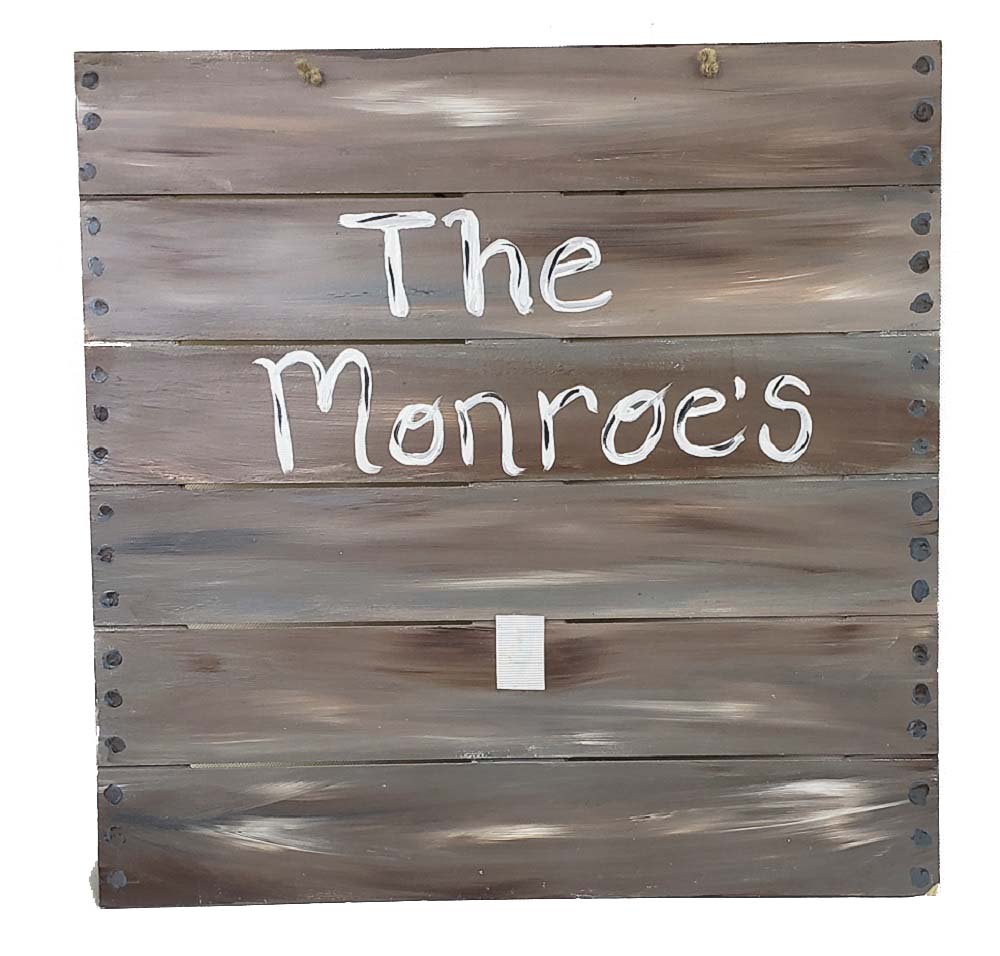 Basic Shape Pallet Board MDF Cutout Six Horizontal Slats - Unfinished For DIY