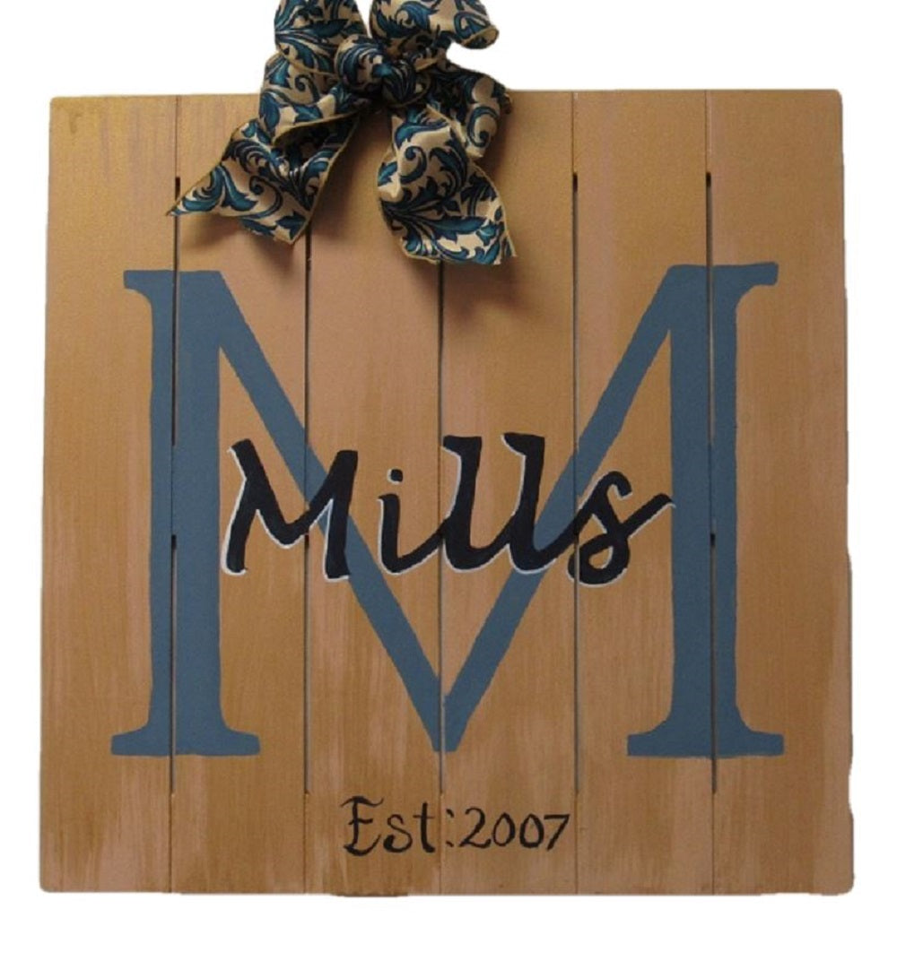 Basic Shape Square MDF Cutout Two-Column Parallel Lines - Unfinished For DIY