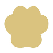 Basic Shape Dog Paw MDF Cutout – Unfinished Craft Blank for DIY Decor & Door Hangers