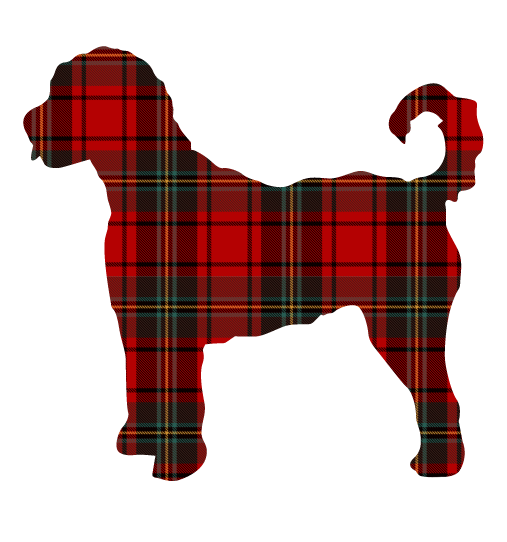 PIPPA BLU DESIGNS CHRISTMAS PLAID DOODLE