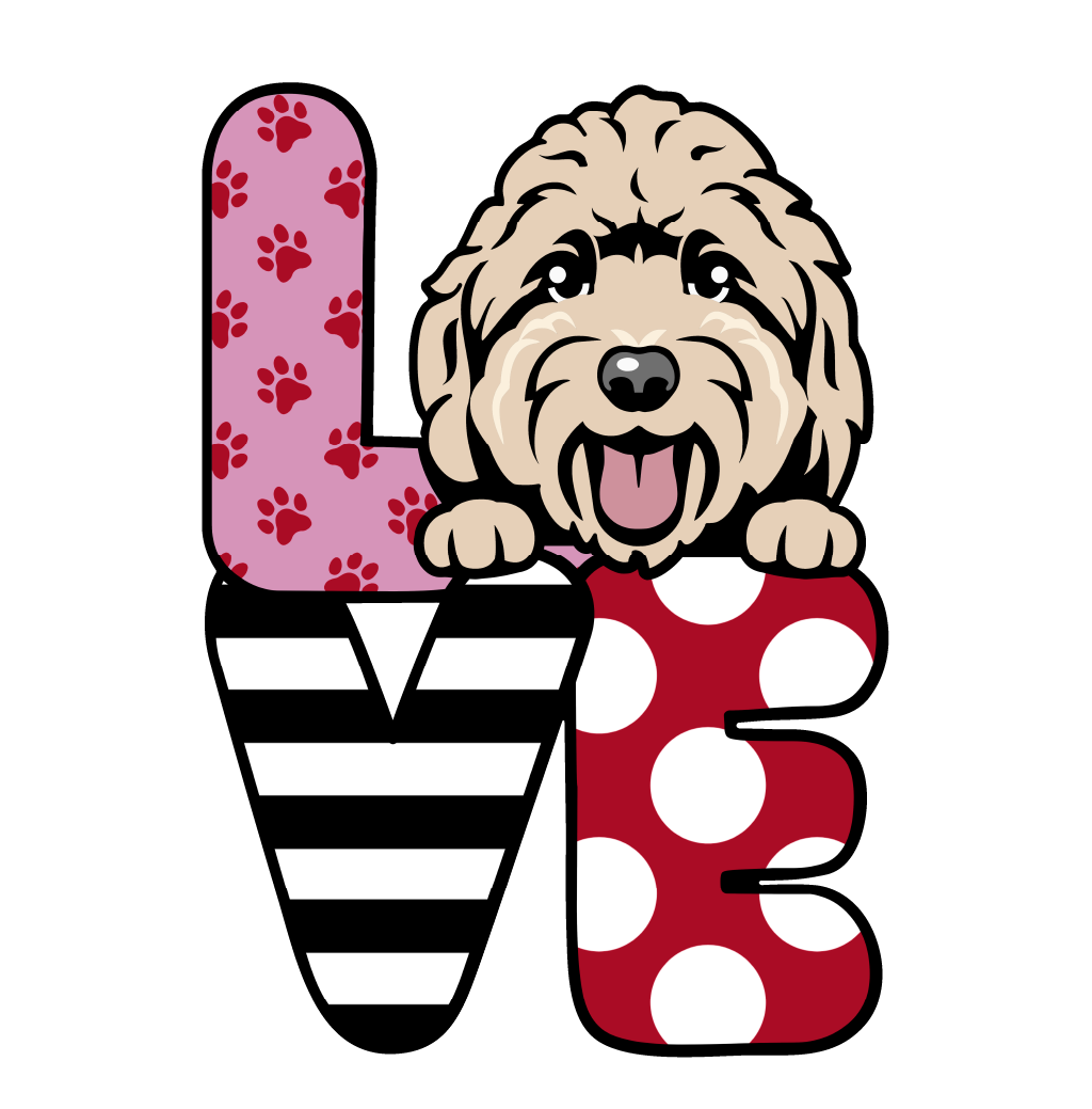 PIPPA BLU DESIGNS CREAM DOODLE LOVE