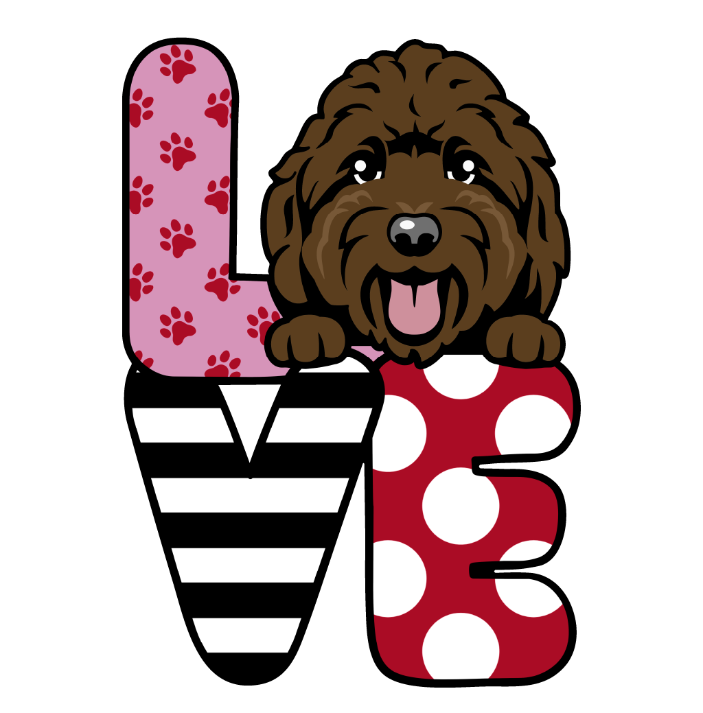 PIPPA BLU DESIGNS CHOCOLATE DOODLE LOVE