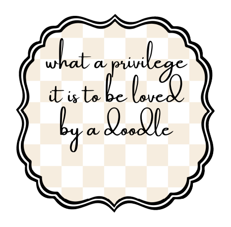 PIPPA BLU DESIGNS WHAT A PRIVILEGE PLAQUE