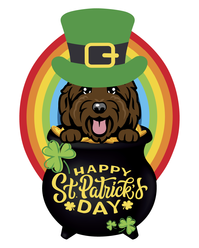 PIPPA BLU DESIGNS ST PATRICKS CHOCOLATE DOODLE