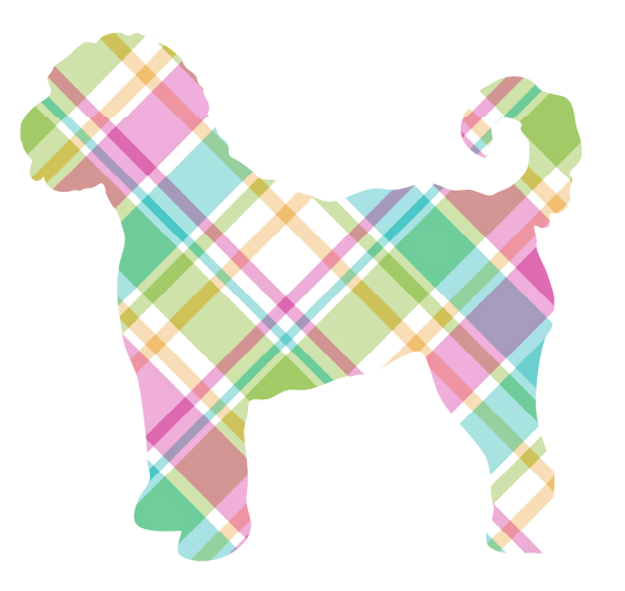 PIPPA BLU DESIGNS PASTEL PLAID DOODLE