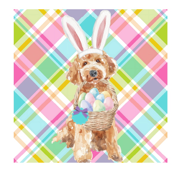 PIPPA BLU DESIGNS TAN DOODLE WITH BASKET
