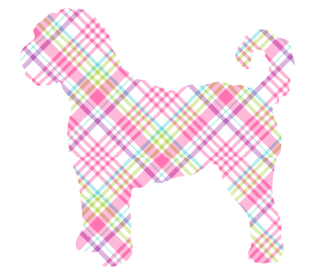 PIPPA BLU DESIGNS PASTEL PINKS PLAID DOODLE