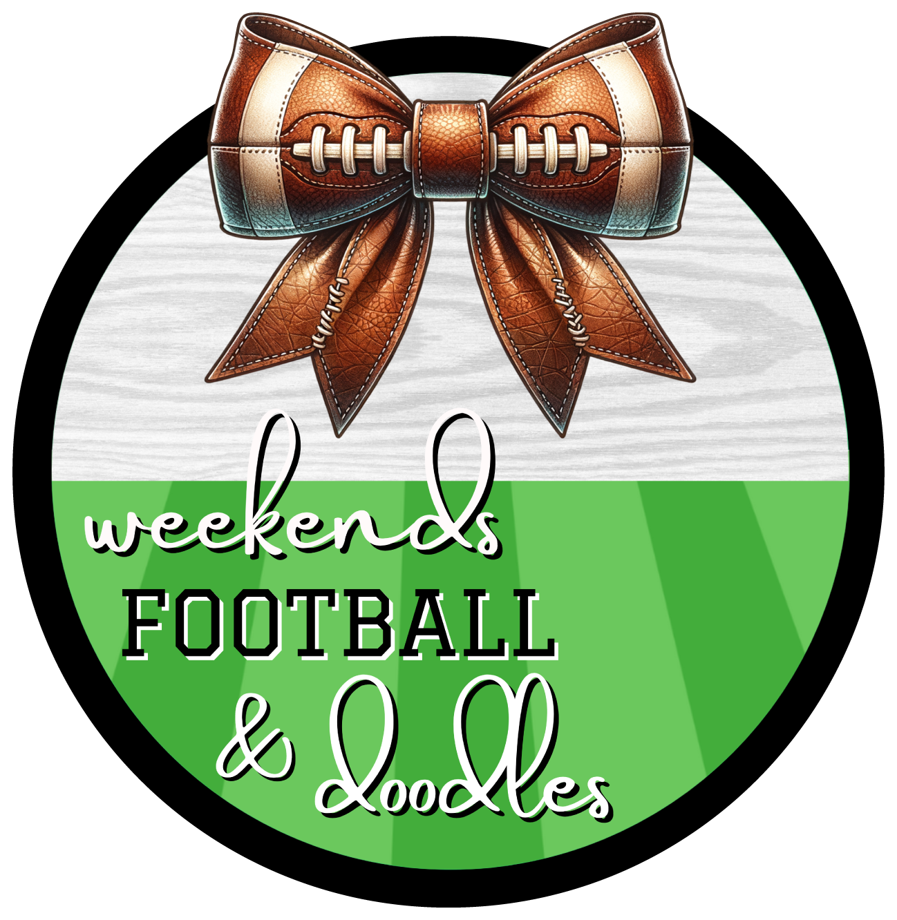 PIPPA BLU DESIGNS WEEKENDS FOOTBALL AND DOODLES