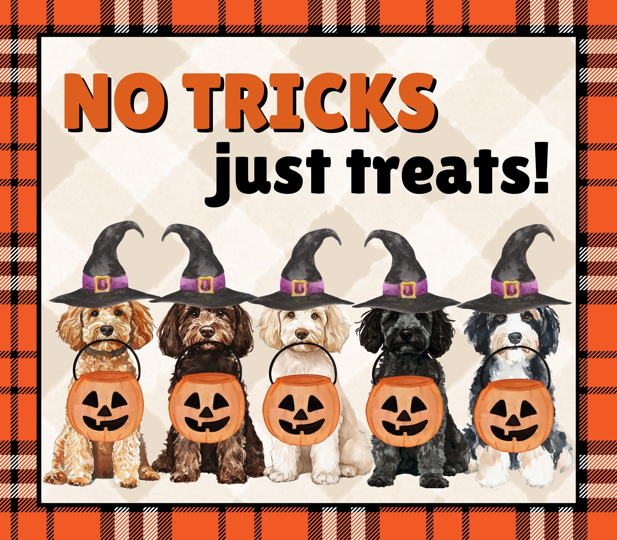PIPPA BLU DESIGNS NO TRICKS JUST TREATS