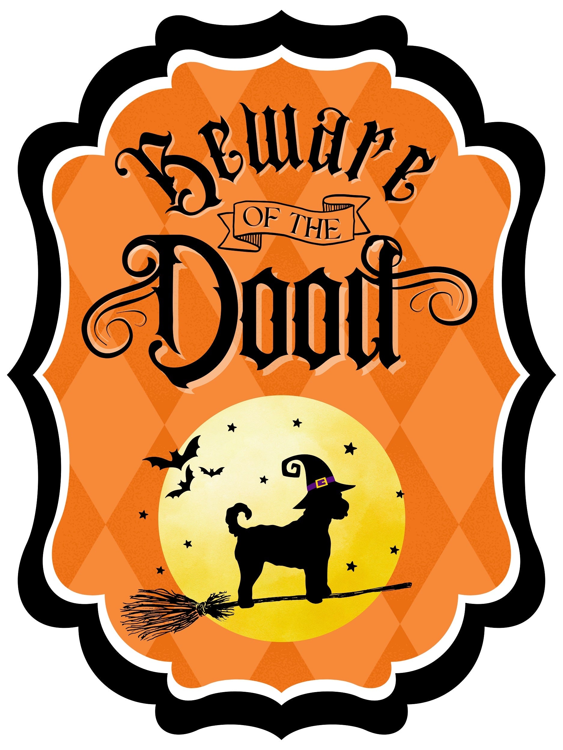 PIPPA BLU DESIGNS BEWARE OF THE DOOD