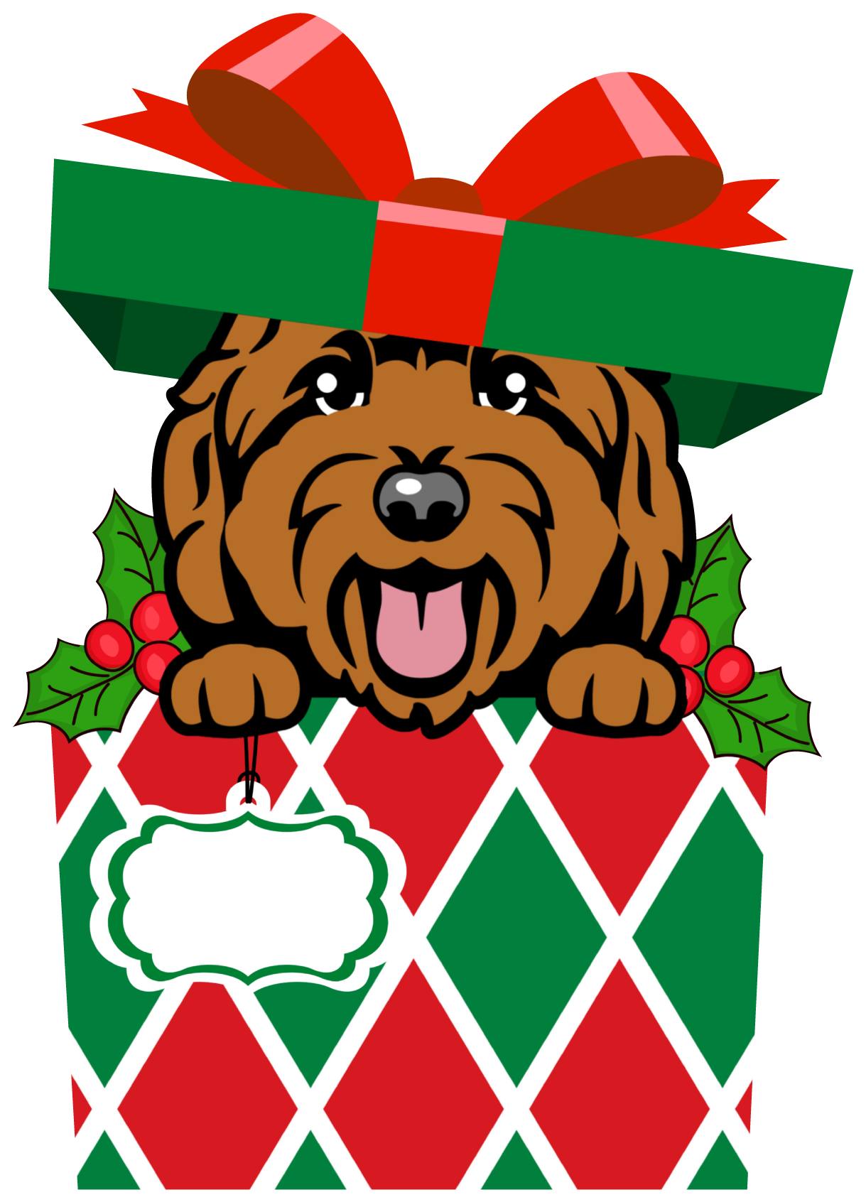 PIPPA BLU DESIGNS BROWN DOODLE IN GIFT BOX