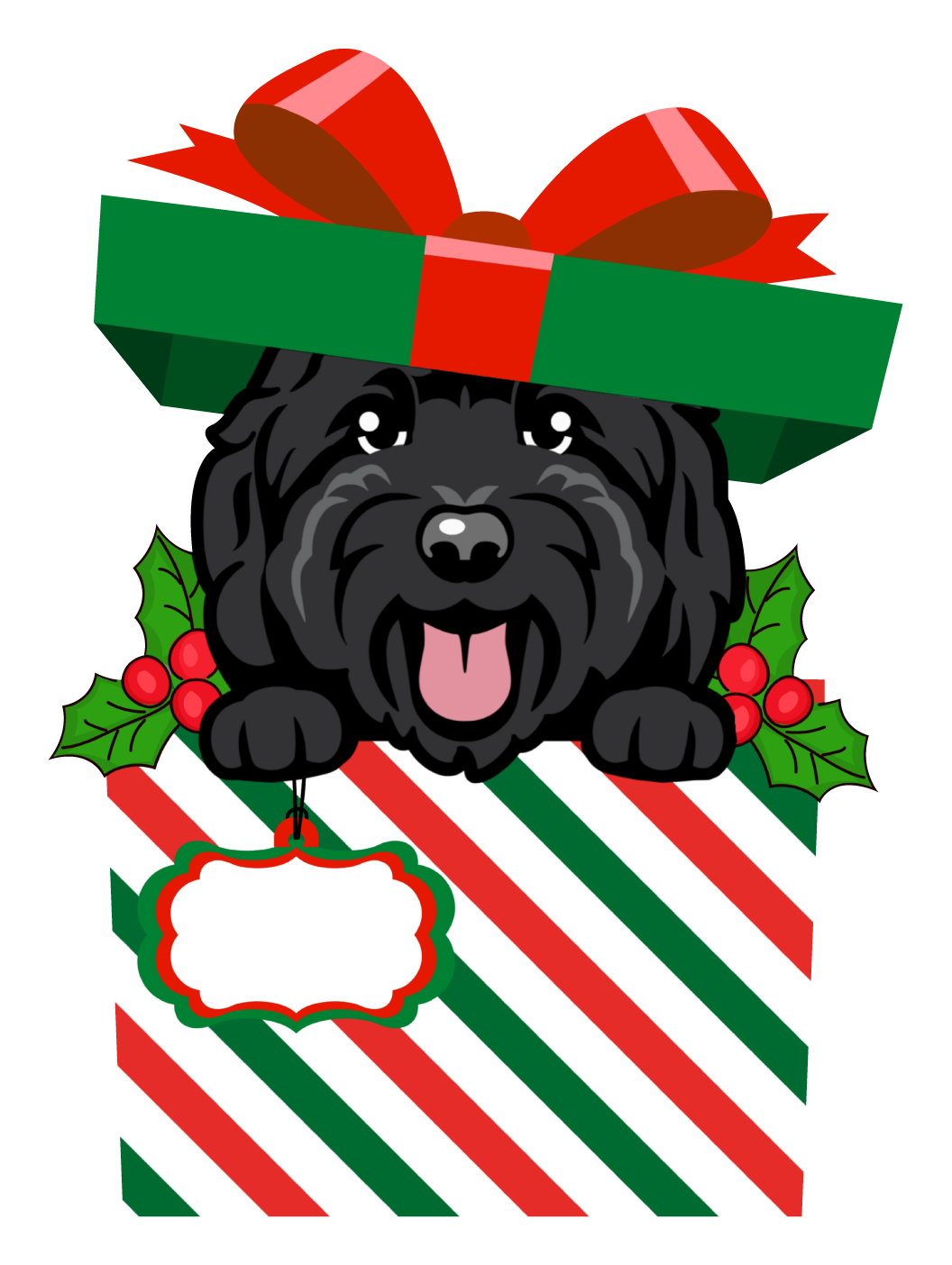 PIPPA BLU DESIGNS BLACK DOODLE IN GIFT BOX