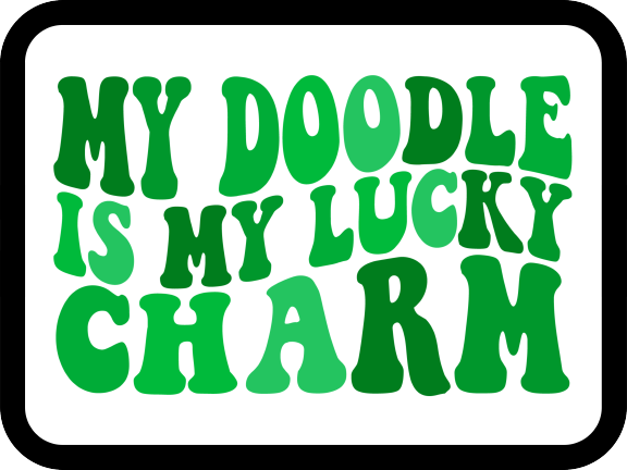 PIPPA BLU DESIGNS MY DOODLE IS MY LUCKY CHARM