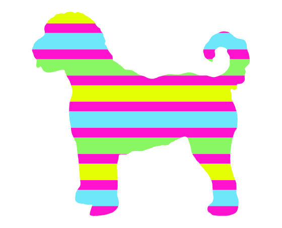 PIPPA BLU DESIGNS MULTI STRIPPED DOODLE