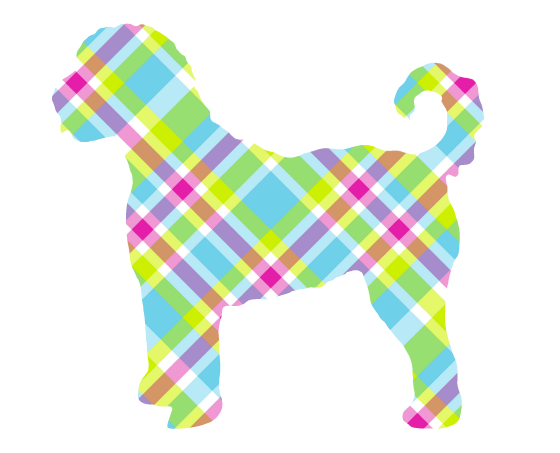 PIPPA BLU DESIGNS MULTI BUFFALO STRIPPED DOODLE
