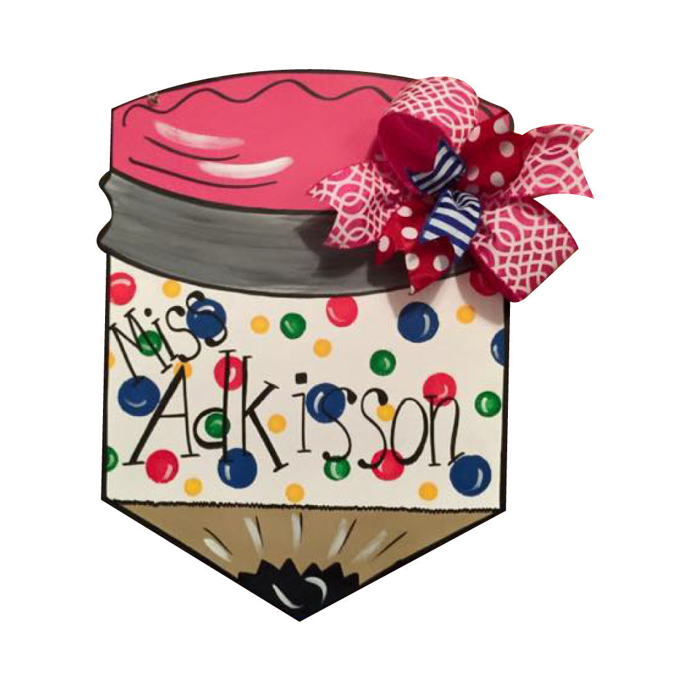 Basic Shape Pencil MDF Cutout Blank - Unfinished For DIY