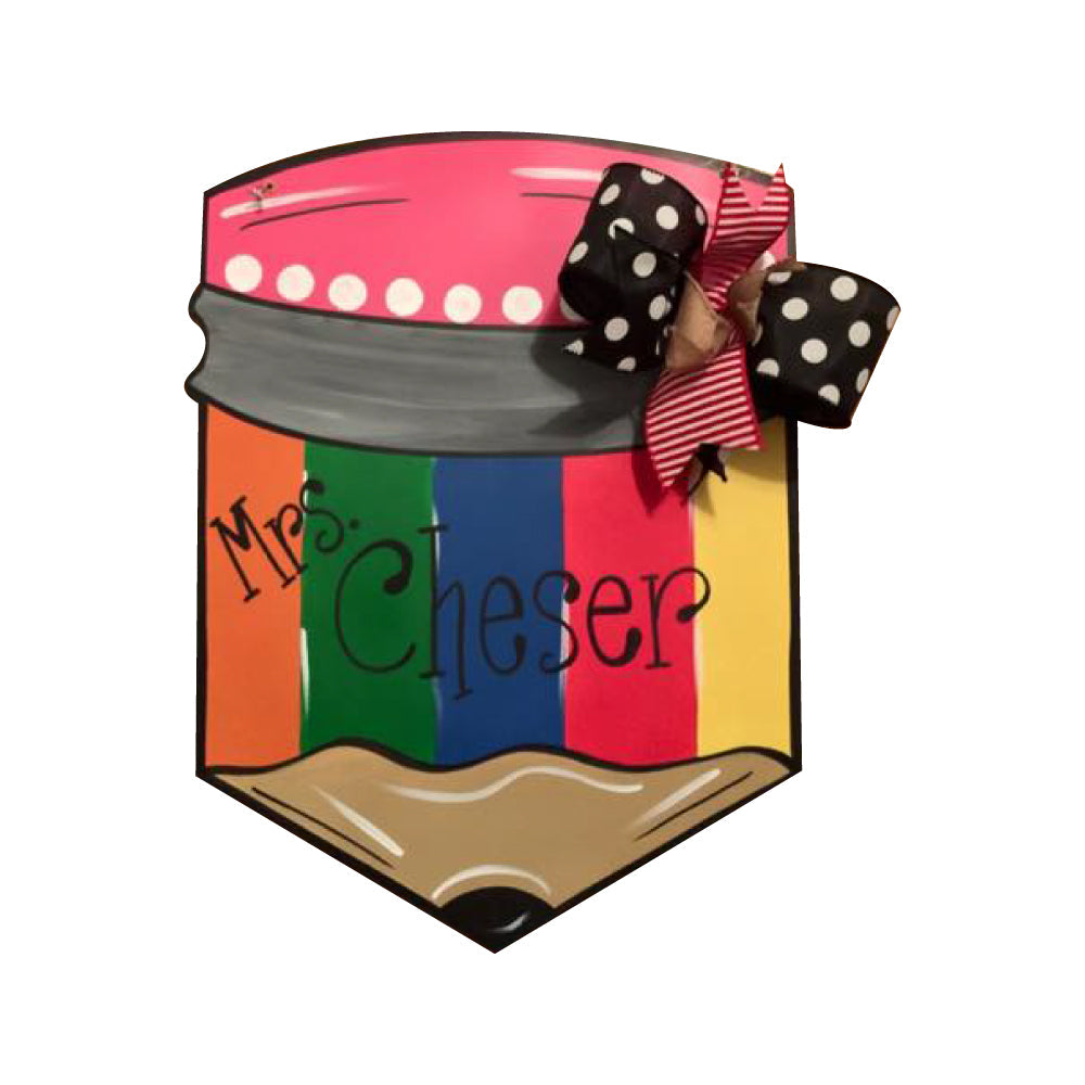 Basic Shape Pencil MDF Cutout Blank - Unfinished For DIY