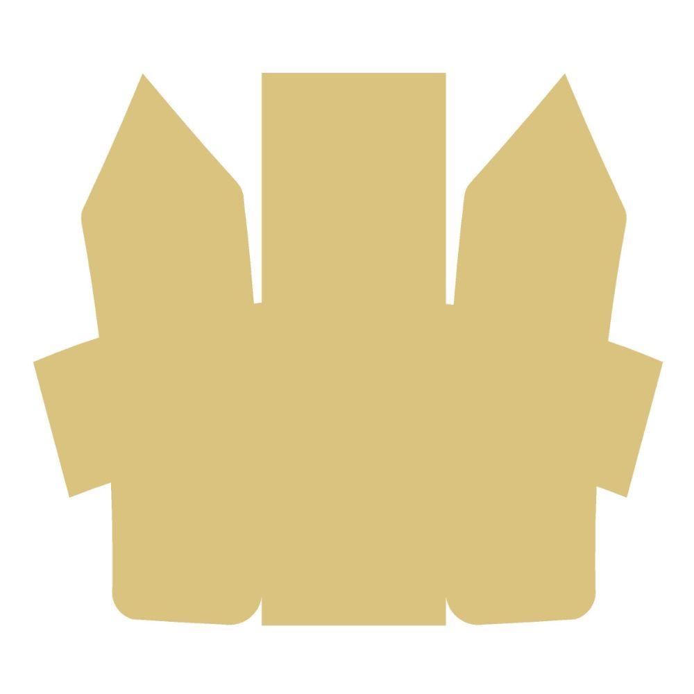 Basic Shape Pencils MDF Cutout With Banner - Unfinished For DIY