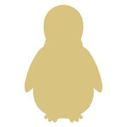 Basic Shape Penguin MDF Cutout Penguin Silhouette Style 2 - Unfinished For DIY